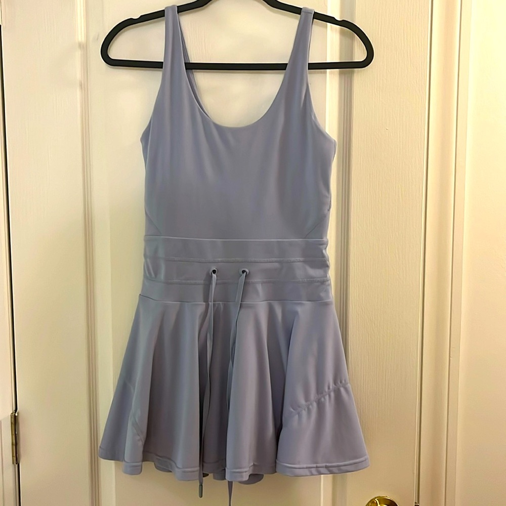 Popflex Twirl Dress Sz S in Country Blue